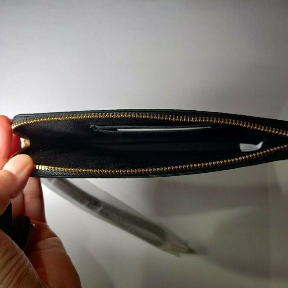 NWT COACH C6037 Large Corner Zip Wristlet In Signature Canvas With Halloween - Picture 2 of 3